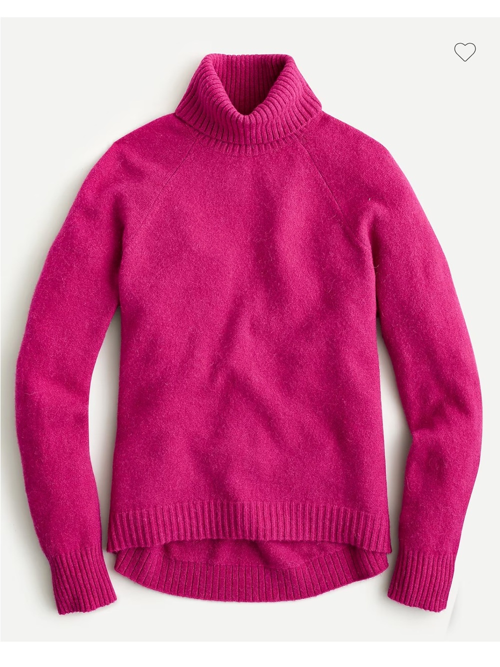 NWT J. Crew Alpaca Wool blend Turtleneck Sweater Supersoft Yarn Sz Small